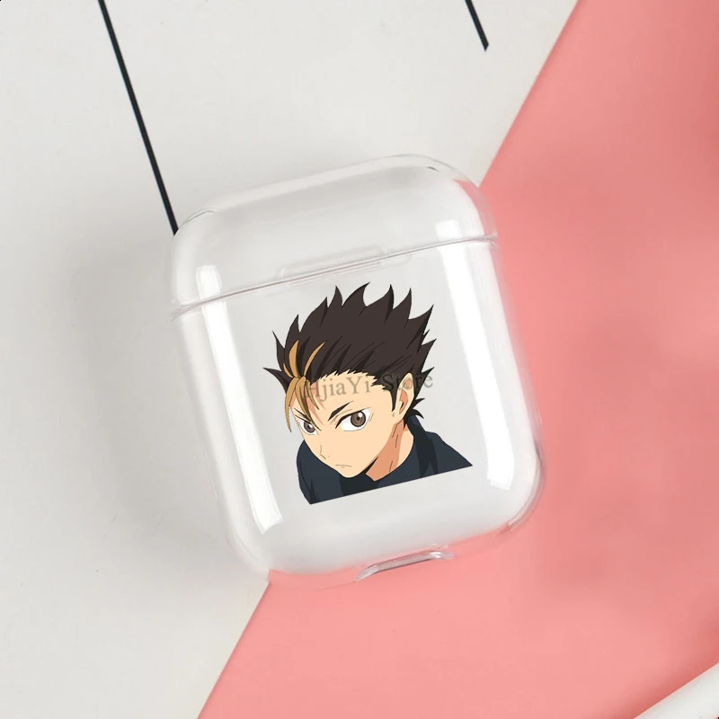 

Yu Nishinoya Haikyuu Clear Cases For Apple Airpods 1 2 Earphone Bluetooth Wireless Cover For Airpods 2 1 Coque