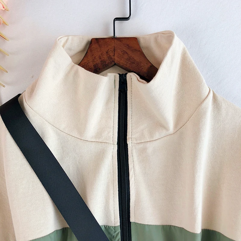 Женская куртка-бомбер в стиле Харадзюку свободная бойфренд верхняя одежда с