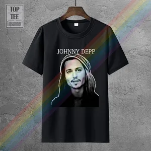 Womens Johnny Depp Hat Movie Tee T Shirt