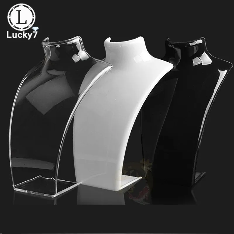 1 шт. Лидер продаж 3 цвета акриловый манекен ожерелье ювелирные изделия держатель