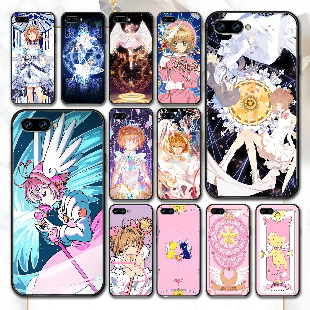 Cardcaptor SAKURA чехол для телефона Huawei Honor 6A 7A 7C 8 8A 8X 9 9X 10 10i 20 Lite рro играть черный