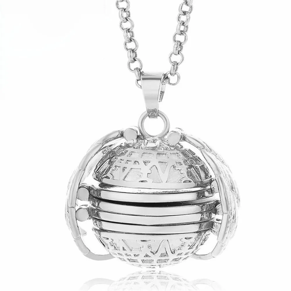 Волшебный кулон фото плавающий медальон с памятью ожерелье покрытый крыльями