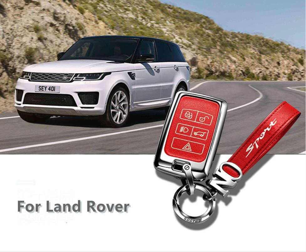 Кожаный чехол для ключей автомобиля Land Rover Range Discovery 5 Sport JAGUAR XE XF XJ F PACE 2017 2018