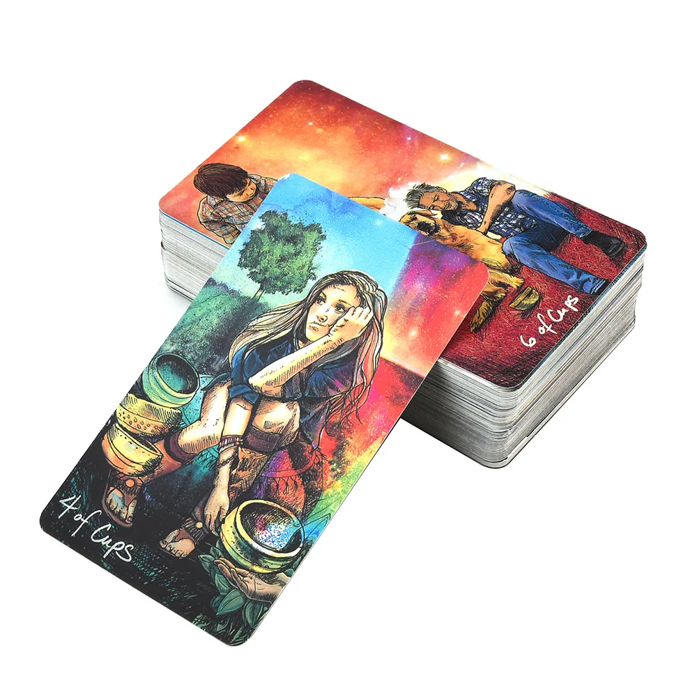 

Tarot Cards Light Seer's Oracle Cards English version For Family Deck Board Games Guidance Divination Fate Playing Card