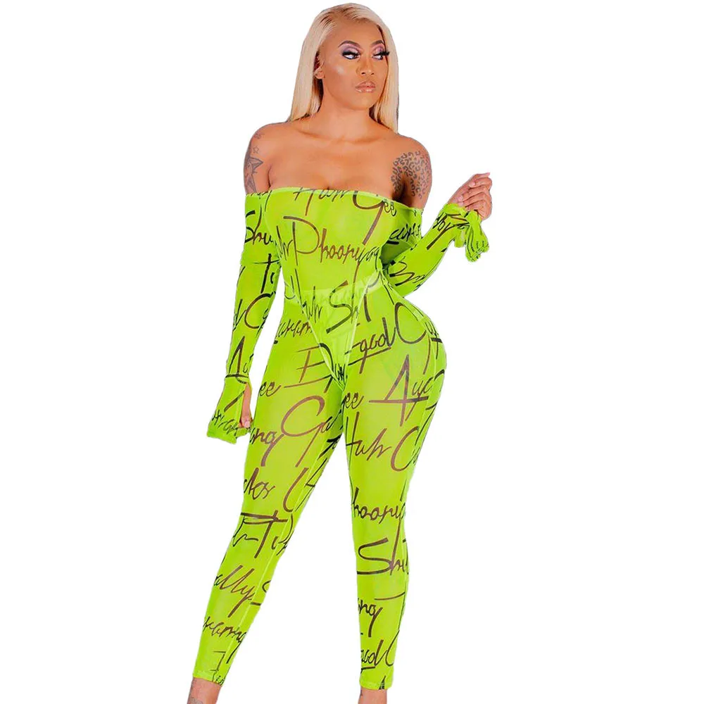 Женственная сетчатая прозрачная праздничная одежда Женский комплект 2 шт.