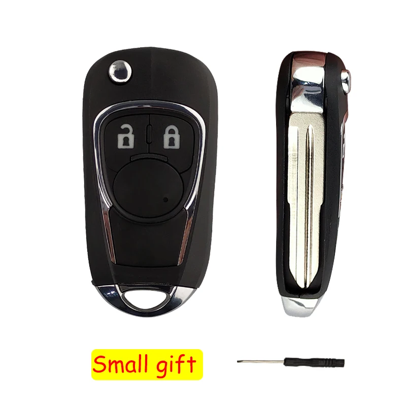 OkeyTech 2 кнопки флип дистанционного ключа автомобиля в виде ракушки чехол для Chevrolet