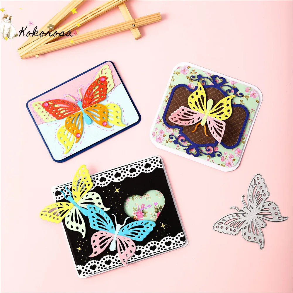 Кокороза бабочка штампы металла резки для DIY карт Скрапбукинг тиснение трафарет
