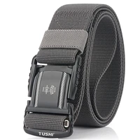 elastic men belt alloy magnetic buckle outdoor working tactical belt for jeans pants casual stretch overalls male waist belt new
