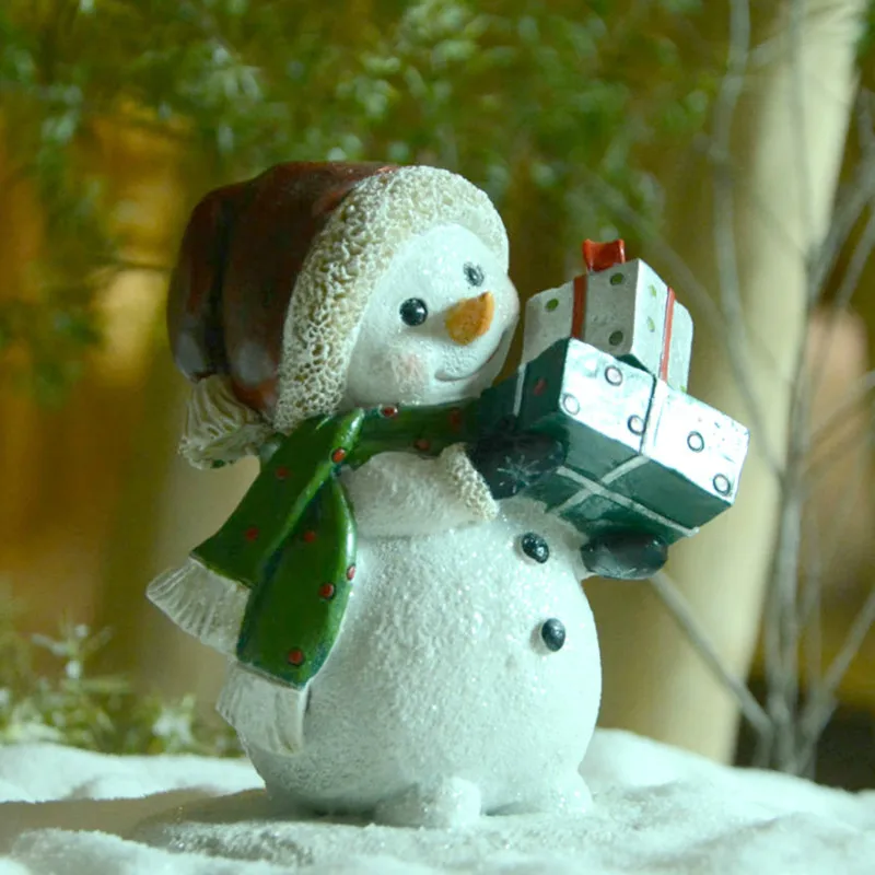 Творческие рождественские украшения аксессуары для домашнего декора снеговика