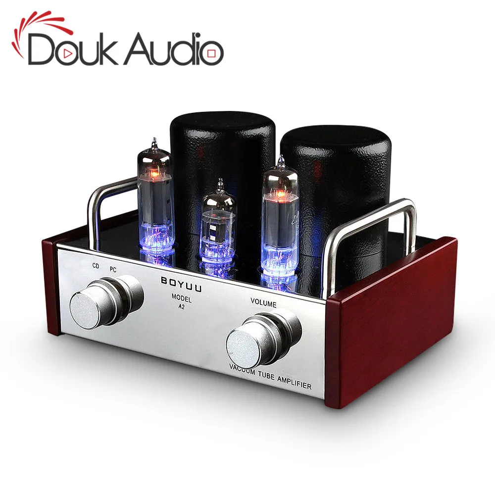 Douk аудио мини 6P14 и EL84 вакуумный ламповый усилитель HiFi одноконцевый встроенный усилитель