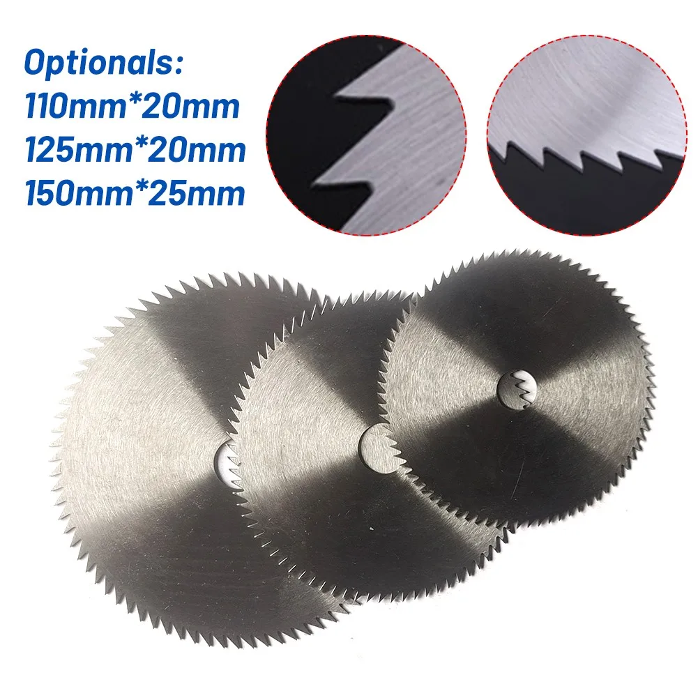 

20/25mm Bore Diameter Steel Circular Saw Blade 110/125/150 For Craftsmen For Angle Grinder Utting Wood Plastic Other Light Metal
