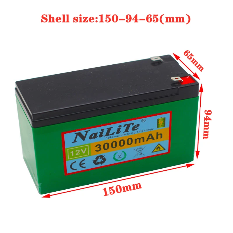 12 В 30 Ач детский литий-ионный перезаряжаемый аккумулятор электрический