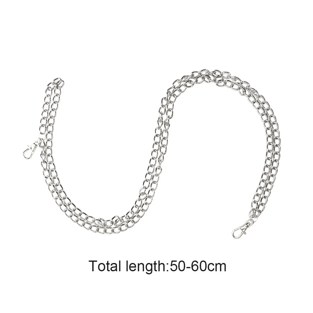 

Hiphop Long Metal Chain for Pant Jeans Keychain Ring Clip Men's Hip Hop Jewelry Women Punk Pant Chain Belt Metal Chains