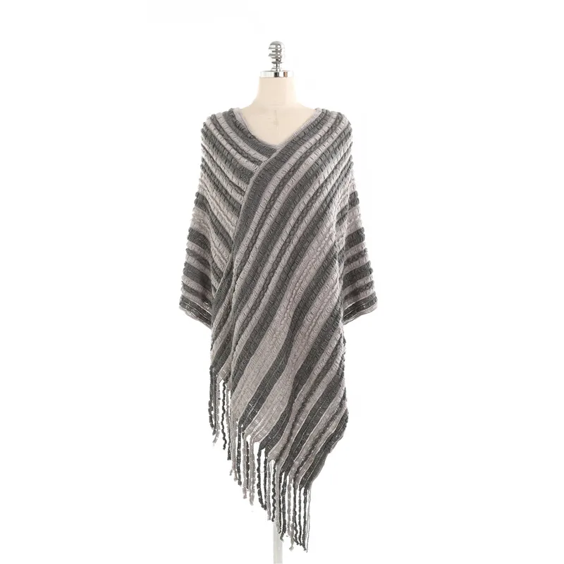 

2019 New Design Winter Warm plaid Ponchos And Capes For Women Oversized Shawls Wraps Cashmere Pashmina Female Bufanda