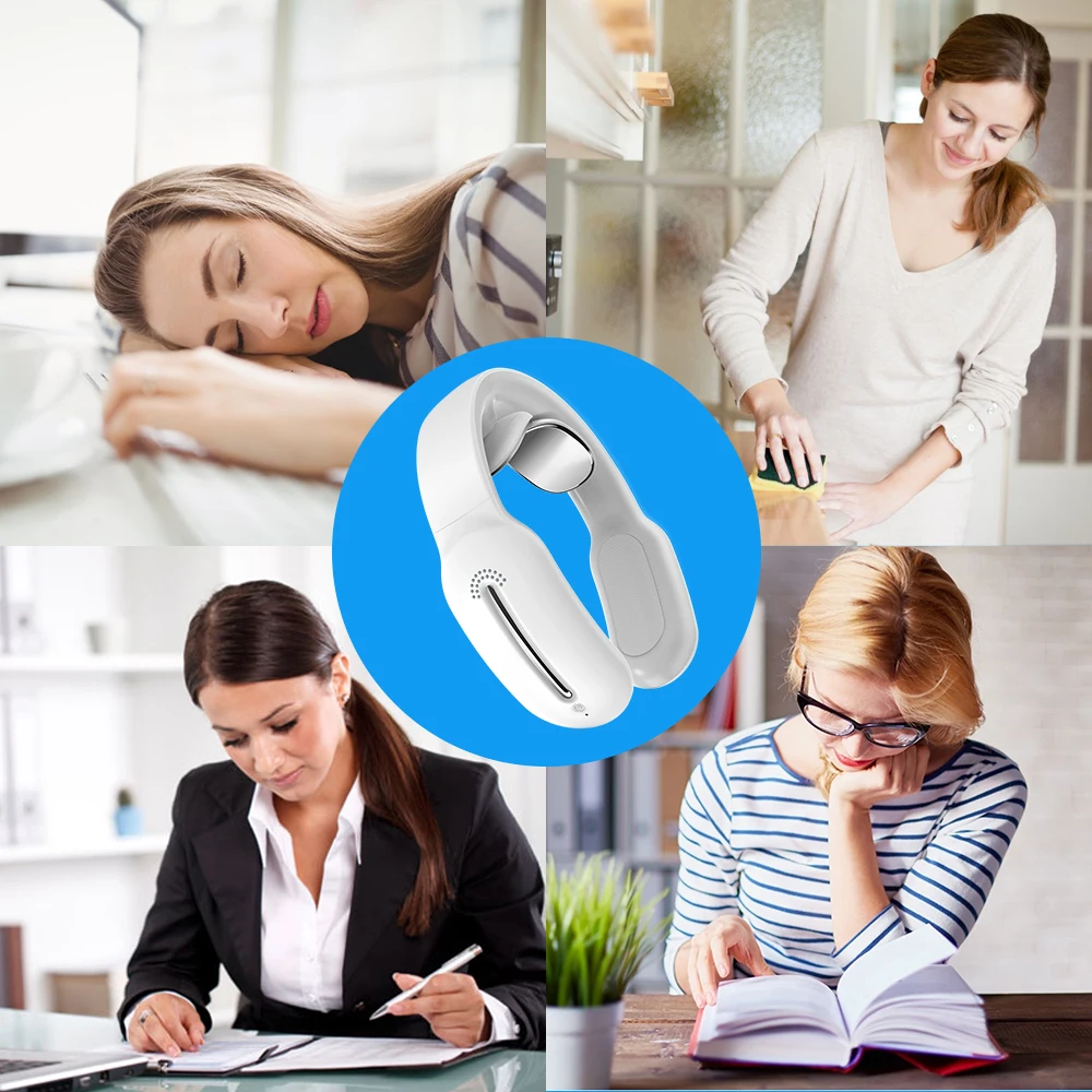 Умный Электрический массажер для шеи и плеч низкочастотная Магнитная терапия