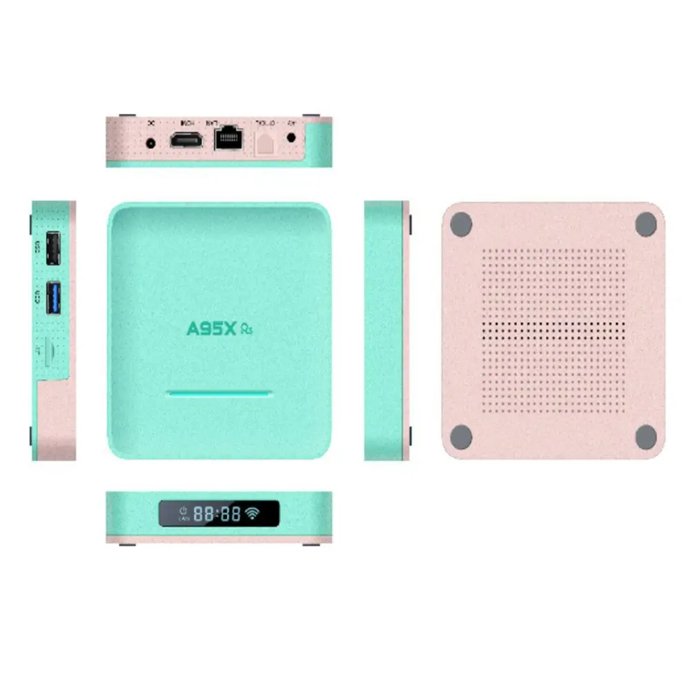 

A95x R5 Network Tv Set-top Box Rk3318 Dual Frequency Wifi Intelligent System 10.0 Tv Box