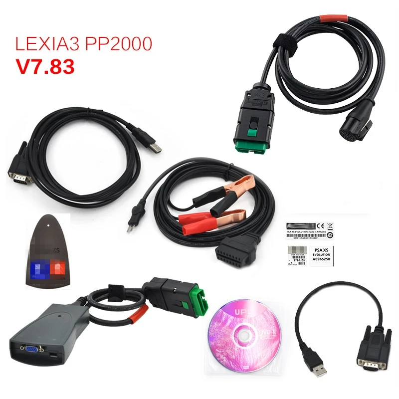 Lexia 3 PP2000 V7.83 для Citroen peugeot с новой Diagbox новейшая версия Lexia3 диагностический инструмент сканер Lexia-3 и кабель