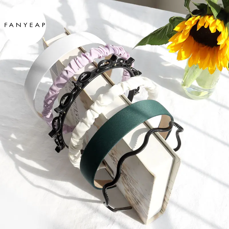 

Ободок резинки для волос с узлом для волос женский, тканевый, с широким верхом