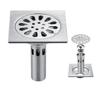 1pc smell proof shower floor siphon drain cover sink strainer bathroom plug trap water drain filter kitchen sink accessories