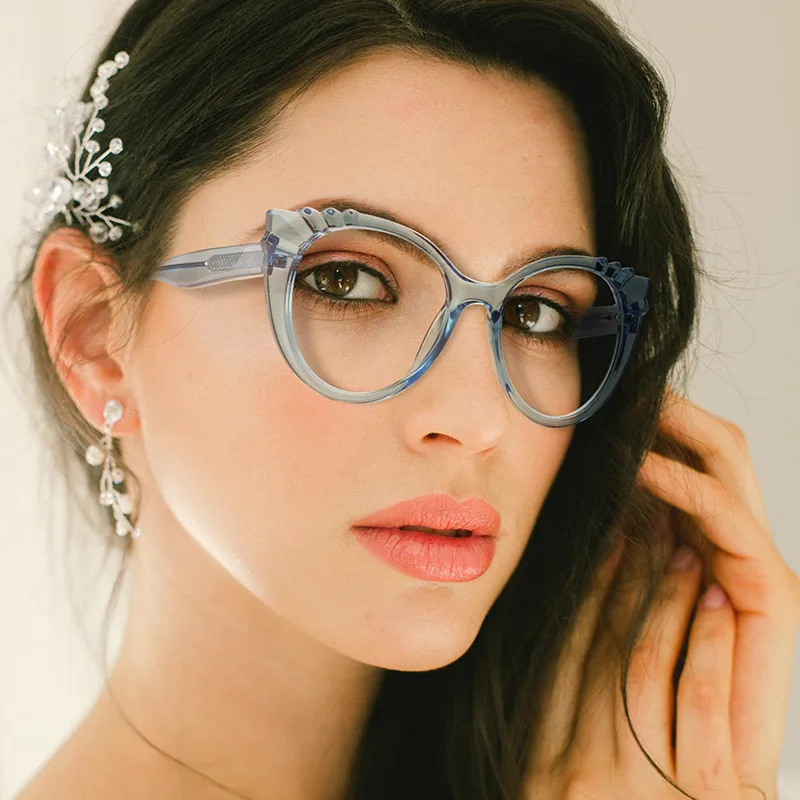 

Anti Blue Light Reading Glasses TR90 Flexible Frame Spring Hinge Computer Presbyopia Eyewear Female UV400 Computer Women Goggles