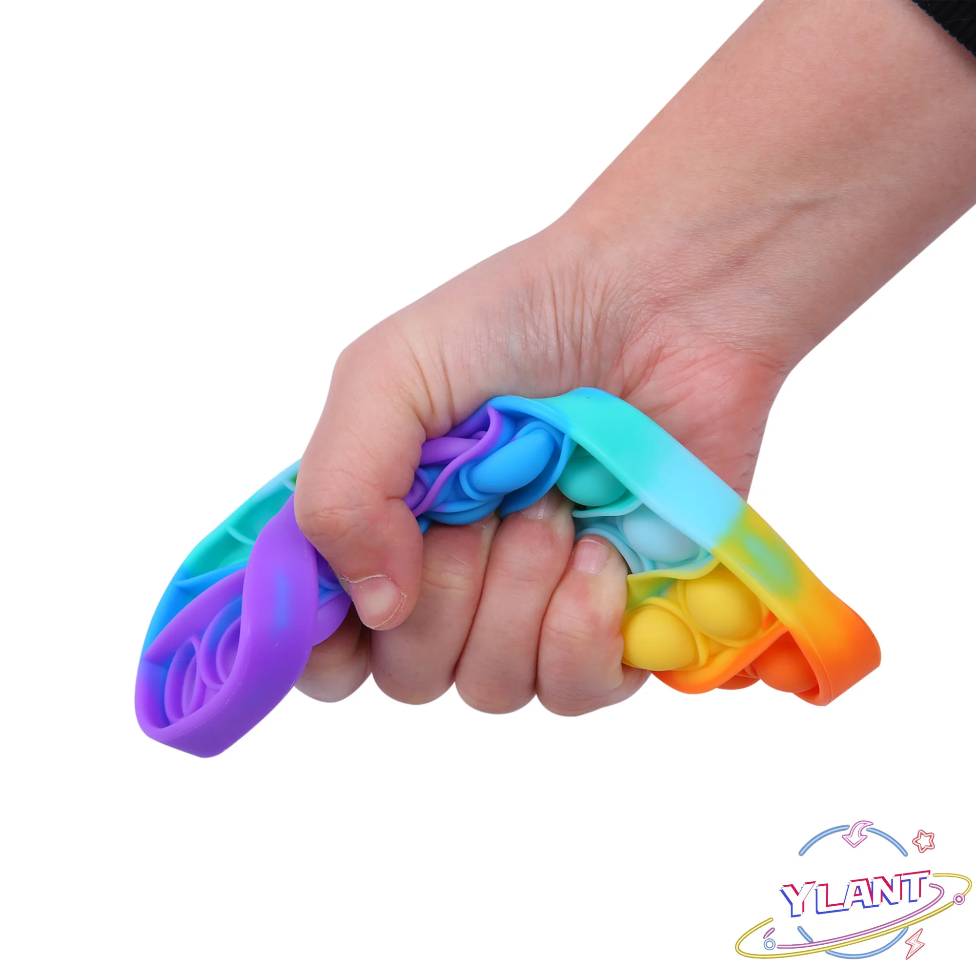 

Fidget Toys Anti Stress Push Pop It Bubble Sensory Rainbow Fidget ToyRestore Emotions Stress Reliever Toy for OCD Anxiety