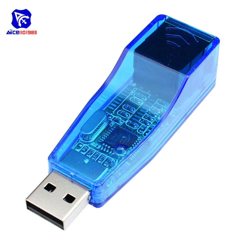 Сетевая карта-адаптер diymore с USB на RJ45 LAN Ethernet 10/100 Мбит/с для планшетных ПК ОС Win7 / Win8