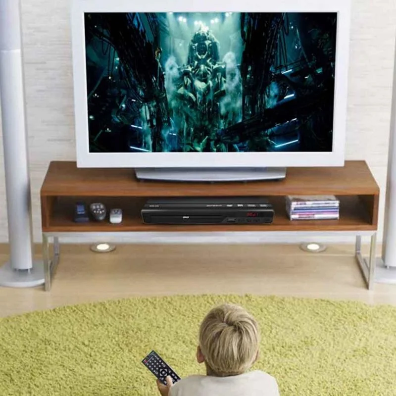1080p HD CD и DVD-привод для развлечений музыки видео аудио ТВ медиа AV USB дистанционного