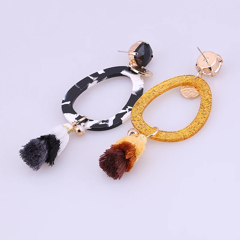 Tassel Earrings Resin Pendients Drop For Women Water Drip Brand Jewelry Wholesale | Украшения и аксессуары