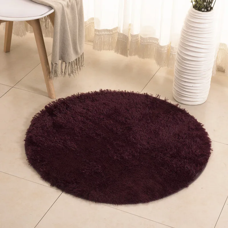 Коврик для йоги гостиной коврики детской комнаты мягкие и пушистые теплые черный