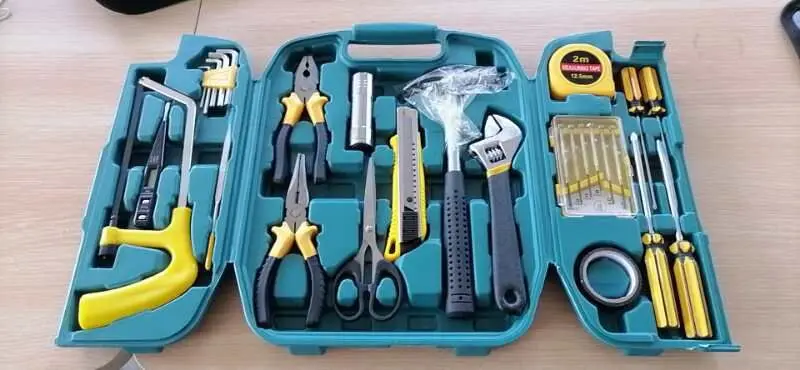 Portable Wrench Tools Box Set Carpenter Professional Suitcase Tools Box Hardware Garage Caixa Ferramenta Home Repair DE50GJX