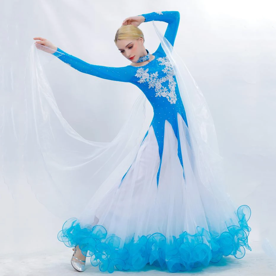 Платье для бальных танцев новинка 2019 женское платье с вышивкой взрослых танго