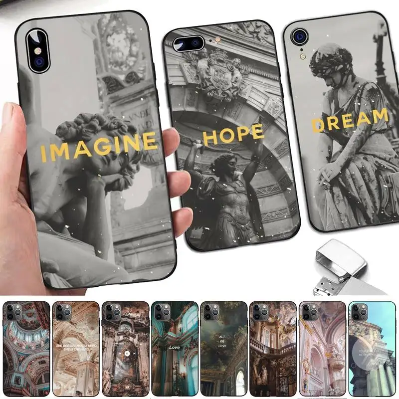 

Palace of versailles The Creation of Adam David Art Phone Case for iphone 11 12 pro XS MAX 8 7 6 6S Plus X 5S SE 2020 XR case