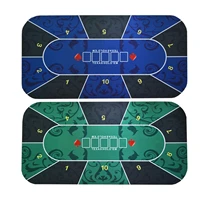1 20 6m holdem texas poker mat black jack baccarat dice durable rubber home gaming desk pad poker mat with carry tube