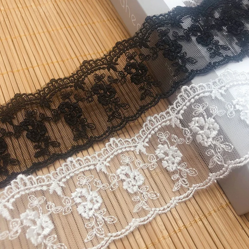 

Water-soluble lace fabric unilateral clothing accessories 2 good quality mesh yarn flower skirt accessories
