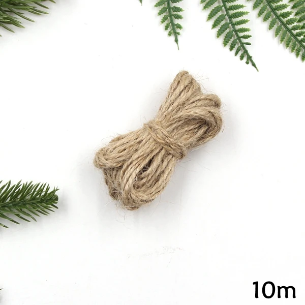 10m Rope 12 шт./лот DIY белые и красные рождественские печатные деревянные подвески, украшения для детей, рождественские подарки, украшения для елки - Цвет: 10m Rope