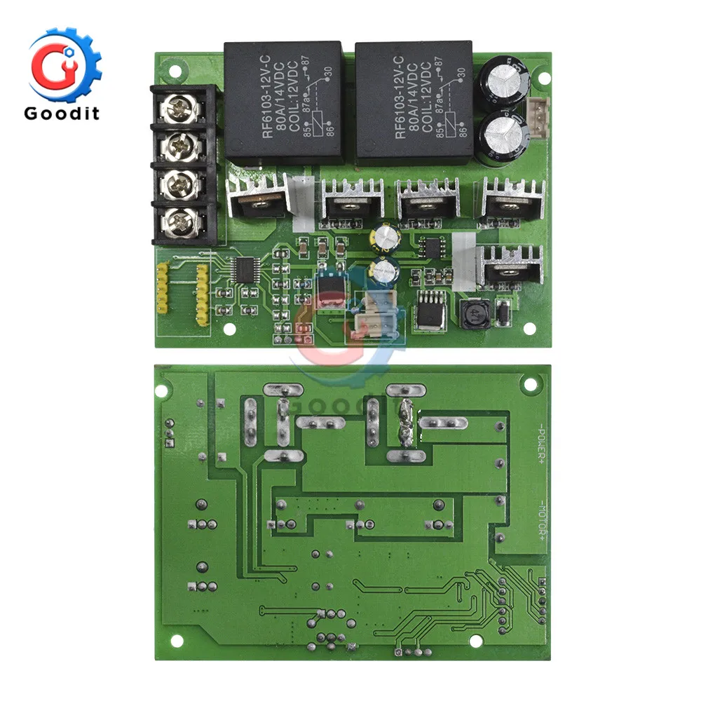 DC10 55V ШИМ контроллер скорости двигателя постоянного тока цифровой Дисплей 0 ~ 100%