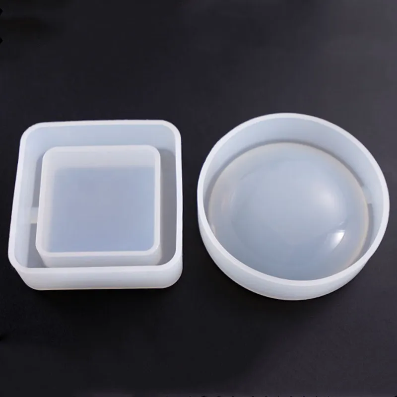 

Круглая Квадратная Пепельница, форма для рукоделия, ювелирная форма, эпоксидная смола, форма