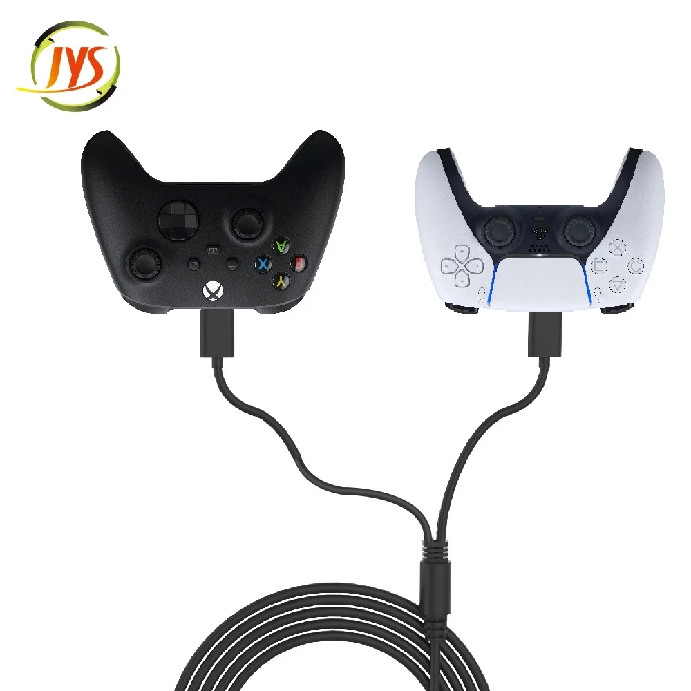 JYS-NS195 2 в 1 зарядный кабель для PS5 контроллер передачи данных Xbox серии X геймпад Тип