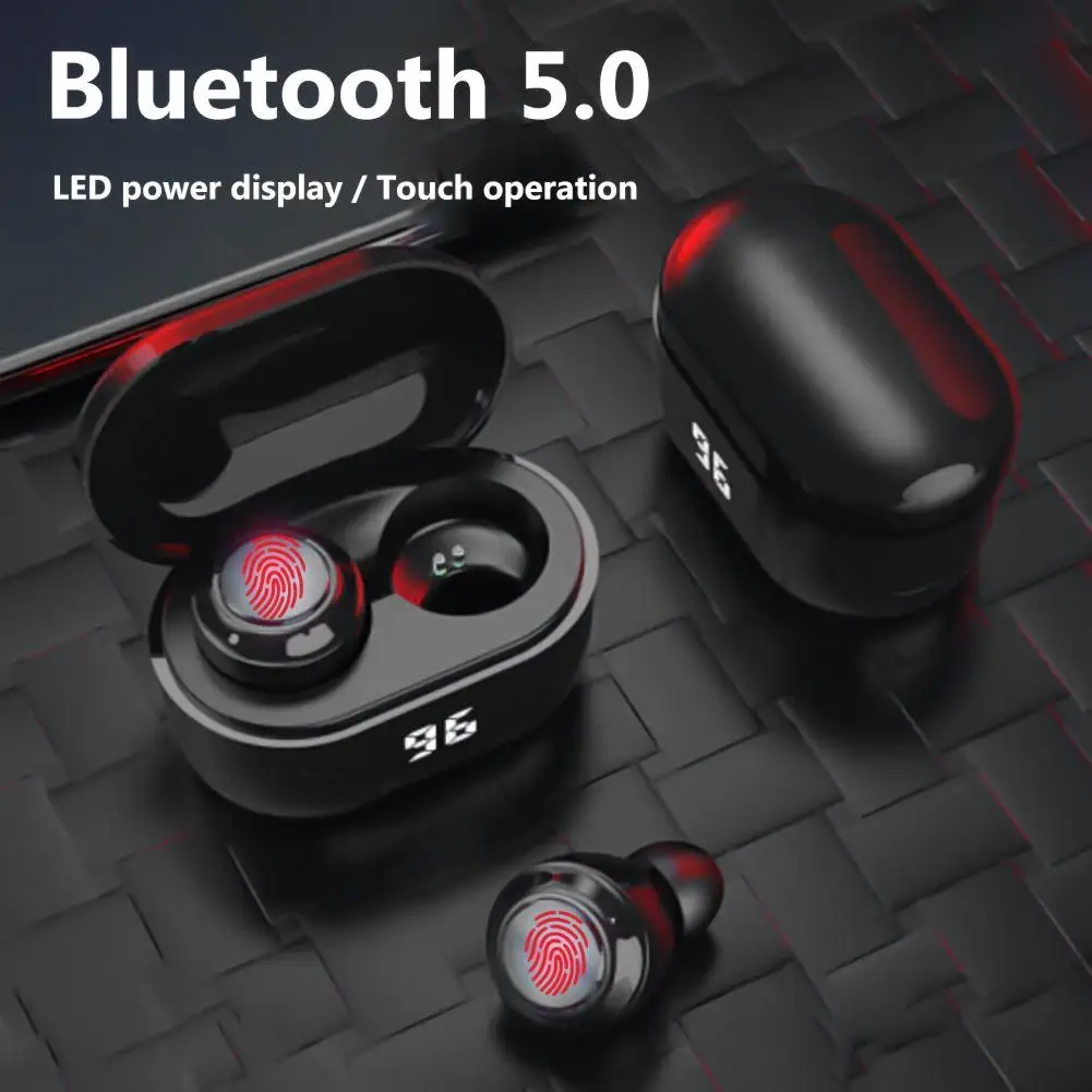 A6 наушники-вкладыши TWS Bluetooth наушники pk Redmi Airdots беспроводные с шумоподавлением