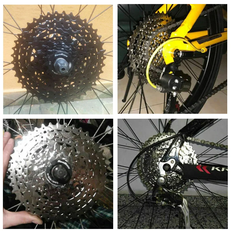 SUNRACE 8 Speed Cassette 11-40T/42T Wide Ratio Freewheel MTB Bicycle Flywheel Sprocket Mountain Bike Parts | Спорт и развлечения
