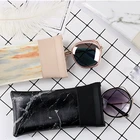 2020 мраморный узор из искусственной кожи сумки для очков Чехол новая мода камень солнцезащитные очки мешок защита глаз очки крышка контейнера