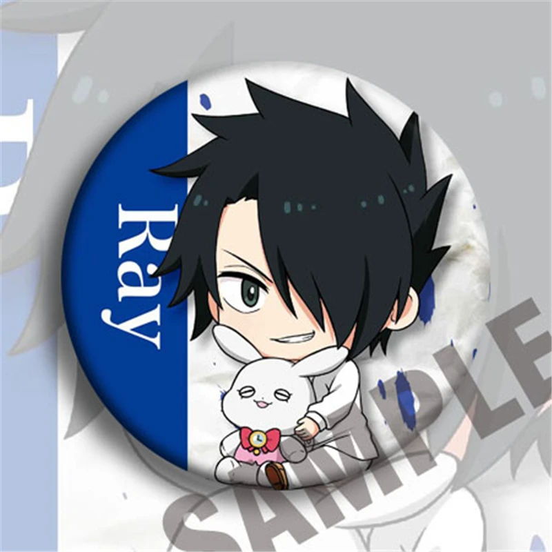 Anime Cartoon The Promised Neverland Pin Badge Brooch Cosplay Accessories Pins for Backpack Decor Boy Girl Gift 6 pcs/set | Украшения и