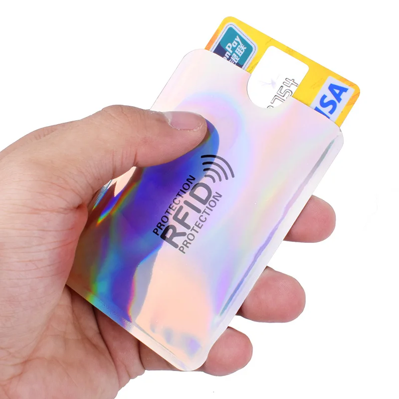 

5 шт., RFID-защита для кредитных карт, из алюминия