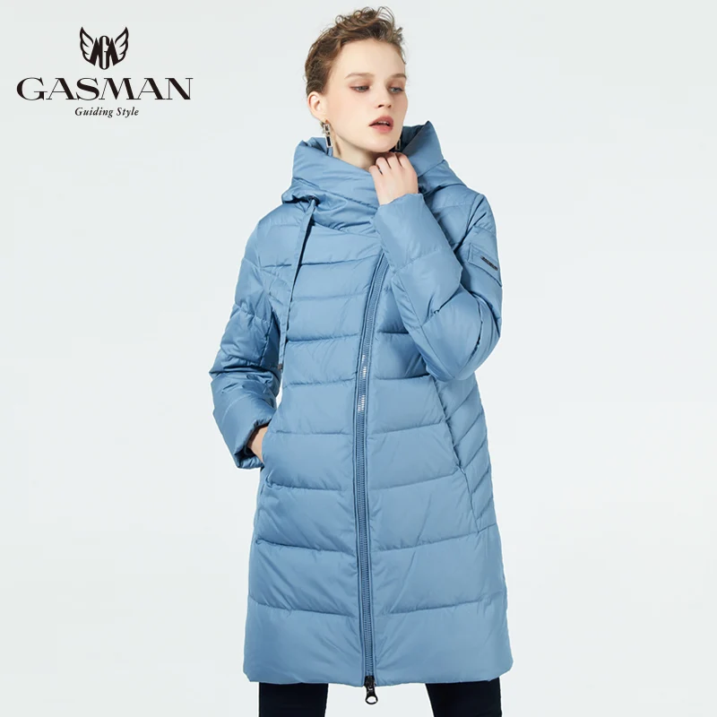 GASMAN 2019 женская зимняя куртка пуховик Зимнее толстое пальто для женщин с