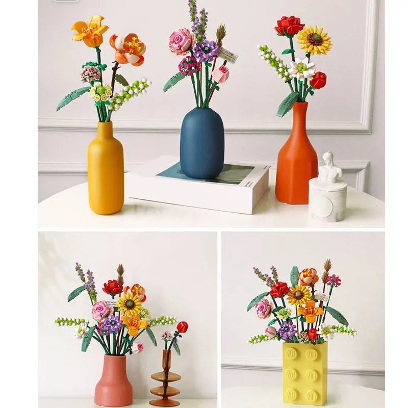 456 шт. + фотообои/Локки 3 стиля вечные Цветы Роза/Лаванда игрушки сделай сам