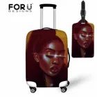 Чемодан для девочек 18-30 дюймов, эластичный, черный