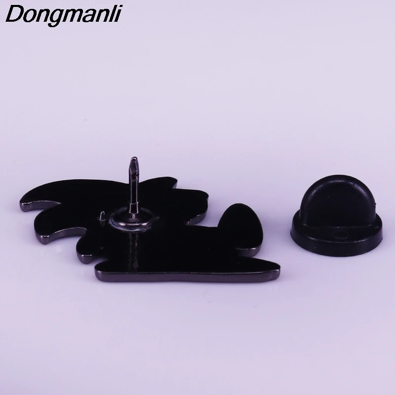 P5739 Dongmanli креативный жесткий эмалированный булавка милый значок Рюкзак воротник