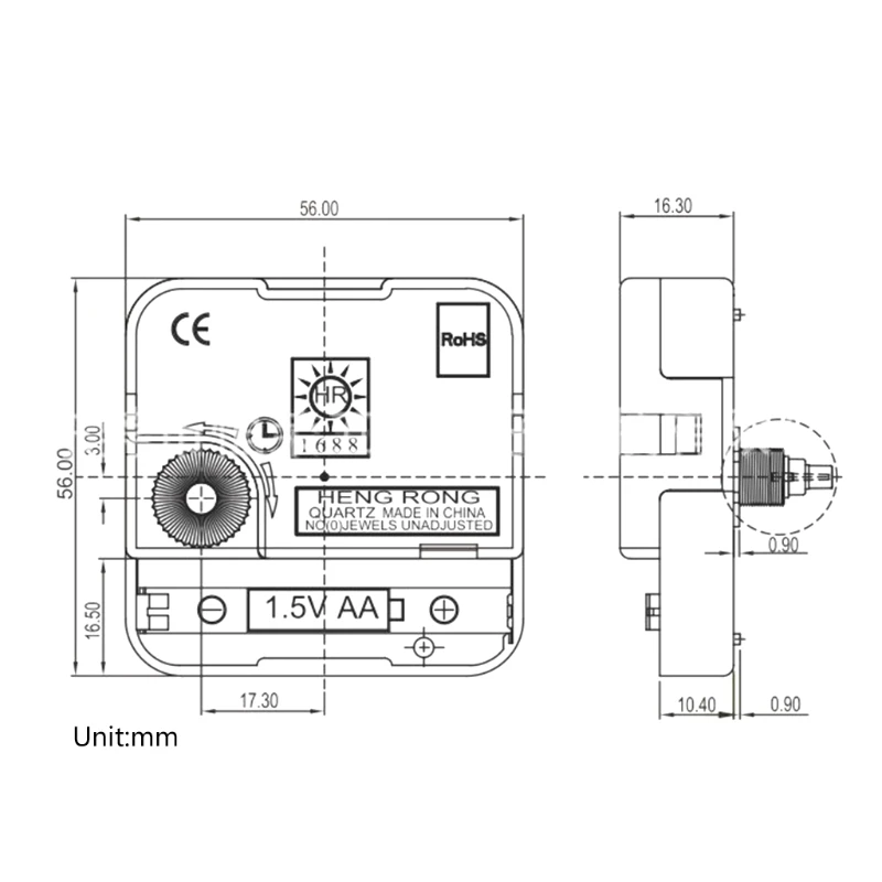 Бесшумный механизм для кварцевых часов ремонта рук детали самостоятельной