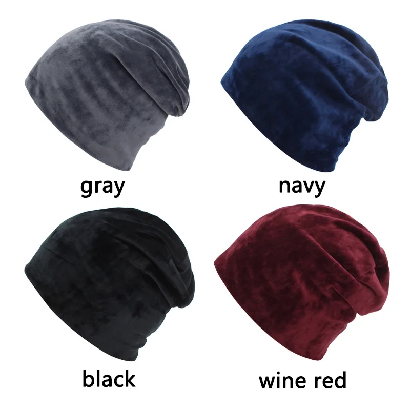 Женские шапочки облегающие шапки зимние для женщин мягкие повседневные
