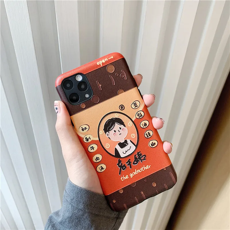 Чехол для Телефона iPhone 7 Plus Lao Gan тетя плавающая резьба острый соус 11 Pro Max Модный SE2 X